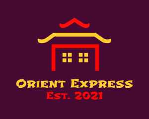 Oriental House Temple logo design