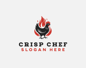 Roast Chicken Barbecue logo design