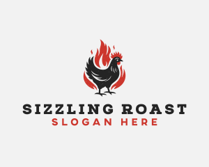 Roast - Roast Chicken Barbecue logo design