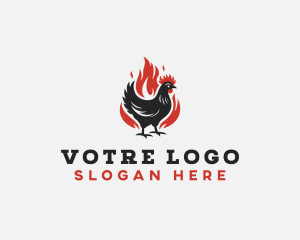 Roast - Roast Chicken Barbecue logo design