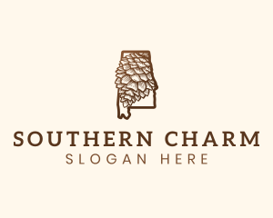 Alabama Pine Cone logo design