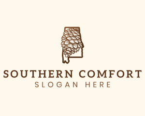 Alabama Pine Cone logo design