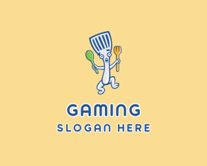 Spatula - Spatula Diner Cartoon logo design