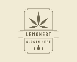 Extract - Marijuana Leaf Extract logo design