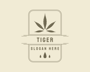 Hash - Marijuana Leaf Extract logo design
