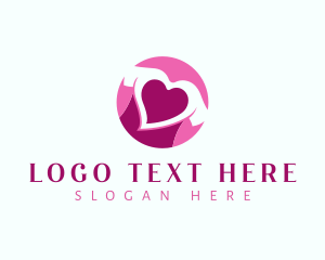 Fashion - Heart Shirt Clothing logo design