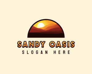 Dessert Sun Dune logo design