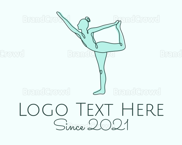 Yoga Pilates Exercise Logo