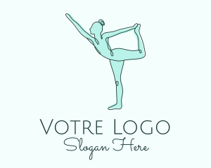 Yoga Pilates Exercise Logo