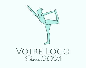 Aerobic - Yoga Pilates Exercise logo design