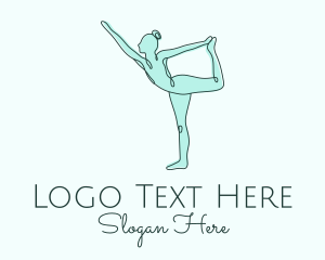 Yoga Pilates Exercise Logo