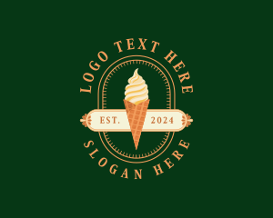 Halo Halo - Ice Cream Dessert logo design