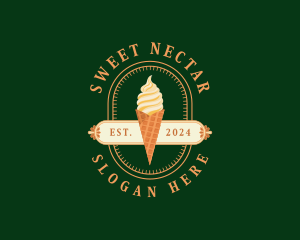 Ice Cream Dessert logo design