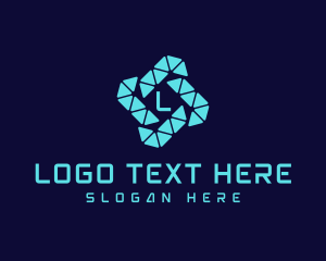 Dynamic - Cyber Digital Software logo design