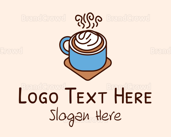 Frappe Coffee Cup Logo
