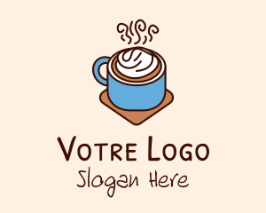 Latte - Frappe Coffee Cup logo design