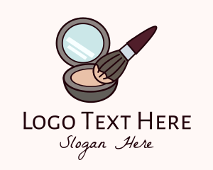 Online Store - Makeup Brush Beauty Product logo design