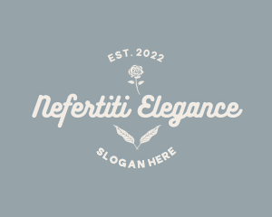 Elegant Beauty Floral Business logo design