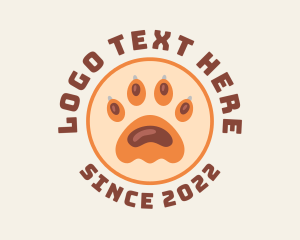 Pet Store - Animal Paw Print logo design