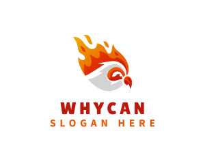 Hot - Burning Chicken Diner logo design