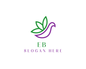 Natural - Natural Herb Bird logo design