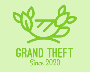 Cup - Organic Green Tea Cup logo design
