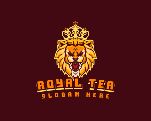 Royal King Lion logo design