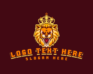 Animal - Royal King Lion logo design