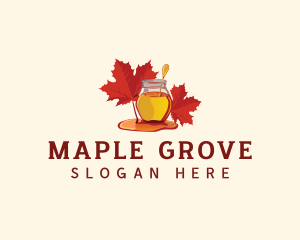 Canadian Maple Syrup logo design