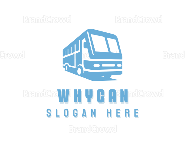 Shuttle Bus Commuter Vehicle Logo
