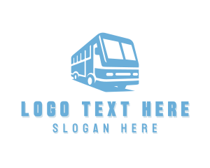 Transportation - Shuttle Bus Commuter Vehicle logo design