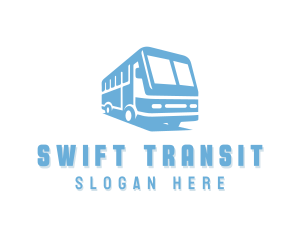 Transit - Shuttle Bus Commuter Vehicle logo design