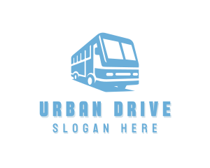 Commuter - Shuttle Bus Commuter Vehicle logo design