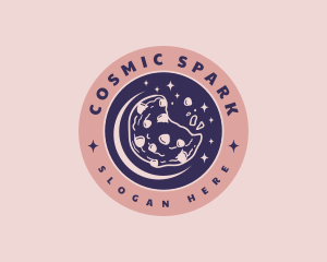 Cosmic Moon Cookie logo design