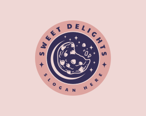 Cosmic Moon Cookie logo design