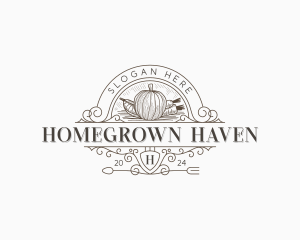 Homegrown Pumpkin Farm logo design