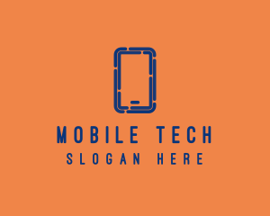 Tech Mobile Phone logo design