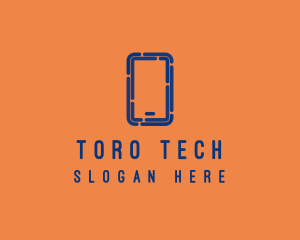 Tech Mobile Phone logo design