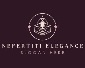 Elegant Sparkle Crystal logo design