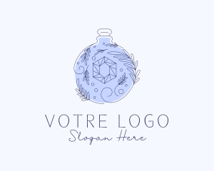 Florist - Natural Perfume Crystal logo design
