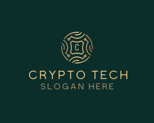 Crypto - Digital Crypto Fintech logo design