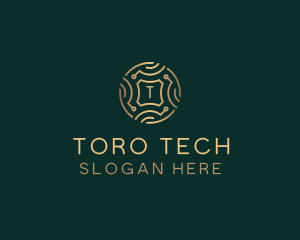 Digital Crypto Fintech logo design