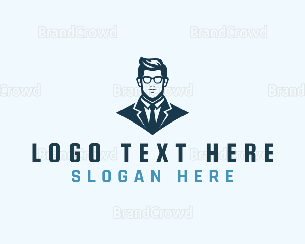 Corporate Businessman Suit Logo