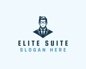 Corporate Businessman Suit logo design