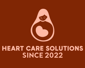 Heart Pregnancy Pediatrician logo design