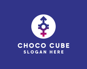Gay - Gradient Gender Sexuality logo design