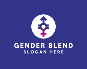 Gender - Gradient Gender Sexuality logo design