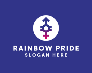 Gay - Gradient Gender Sexuality logo design