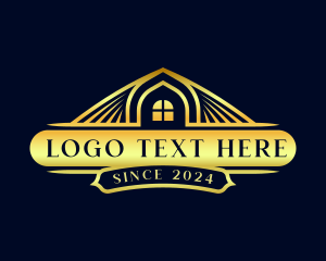 Shelter - Premium House Roofing logo design