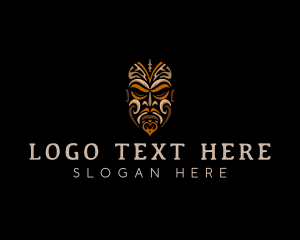 Heritage - Maori Mask Tribal logo design